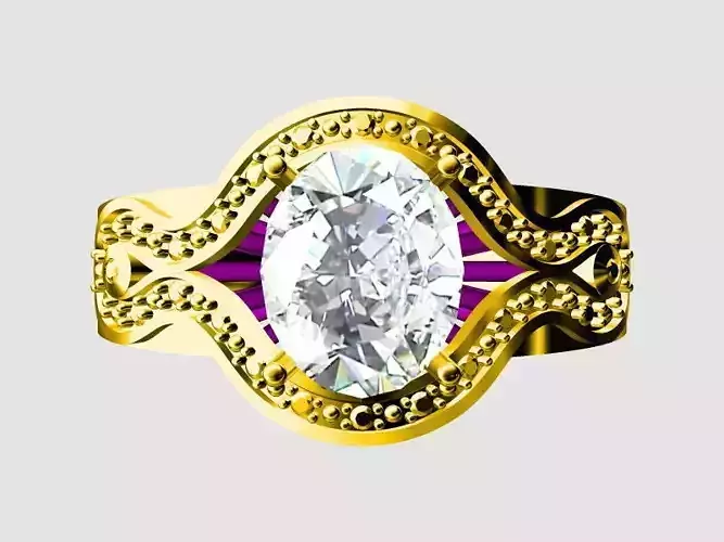 RING WOMEN 3D print model