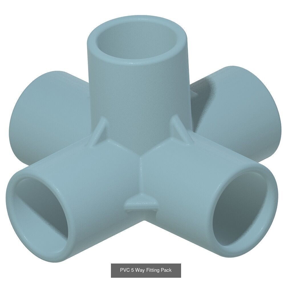 PREMIUM PIPE FITTINGS PACK 3D Model Collection_10