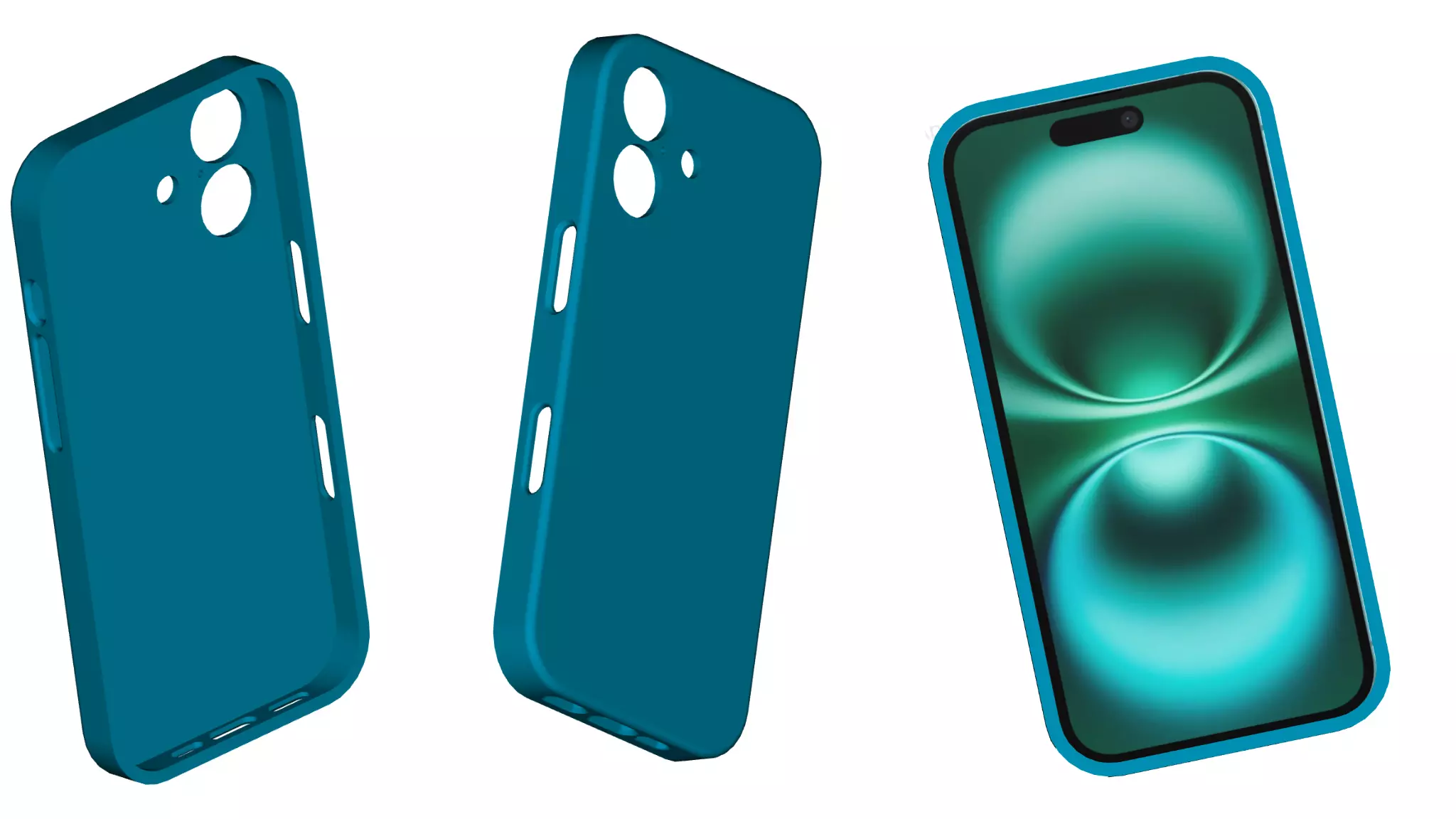 iPhone 16 phone case 3D print model_0
