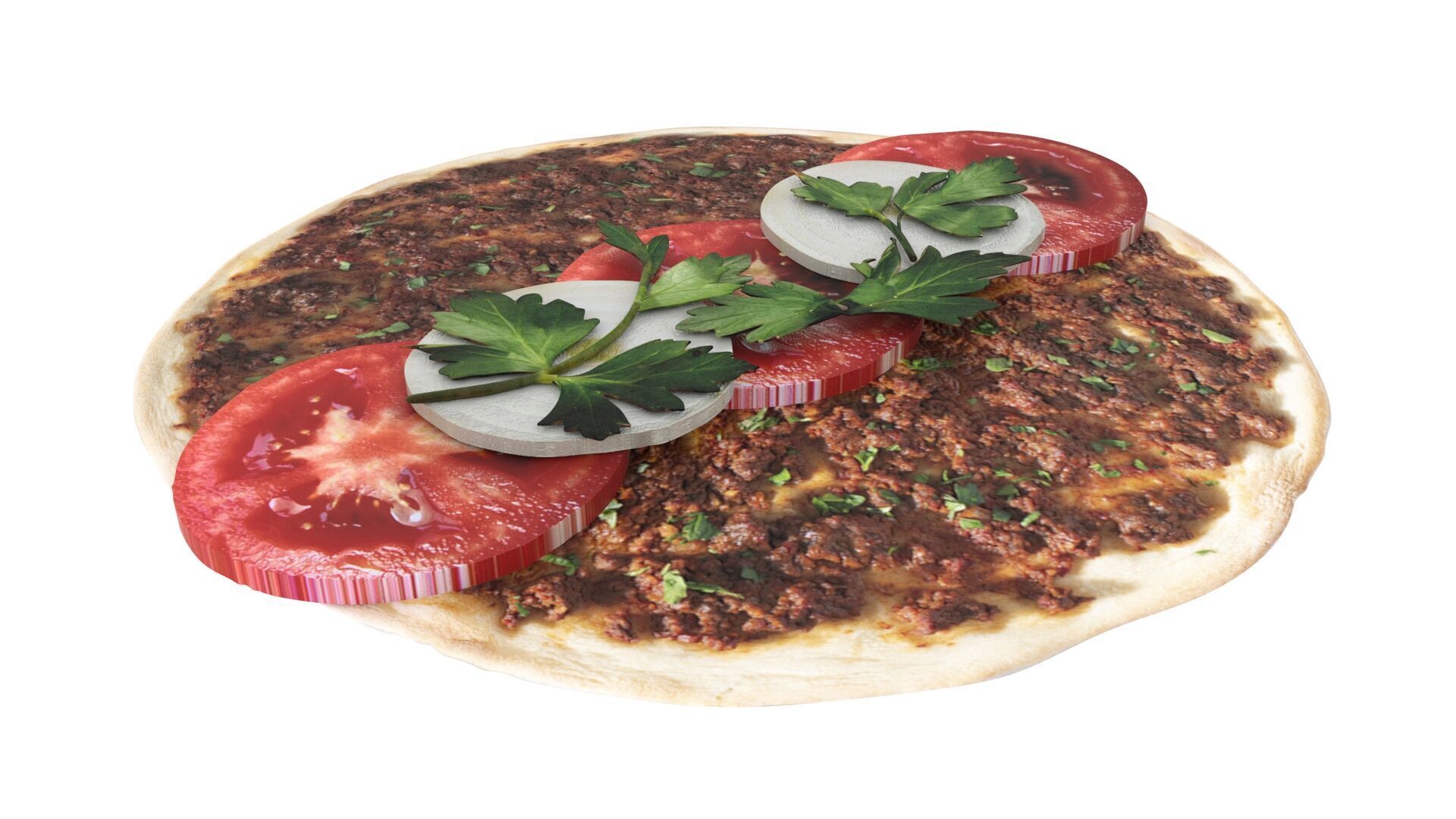Turkish Lahmacun 3D model_14