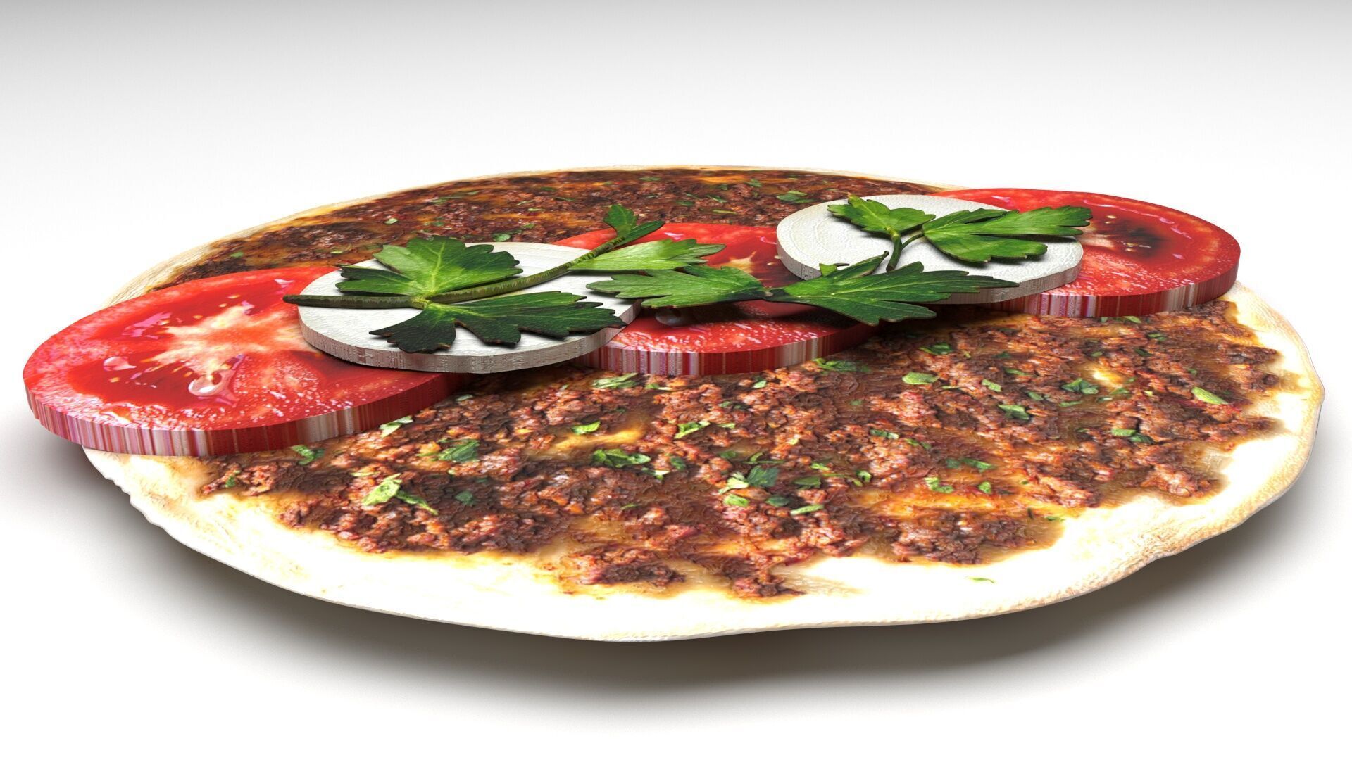 Turkish Lahmacun 3D model_6