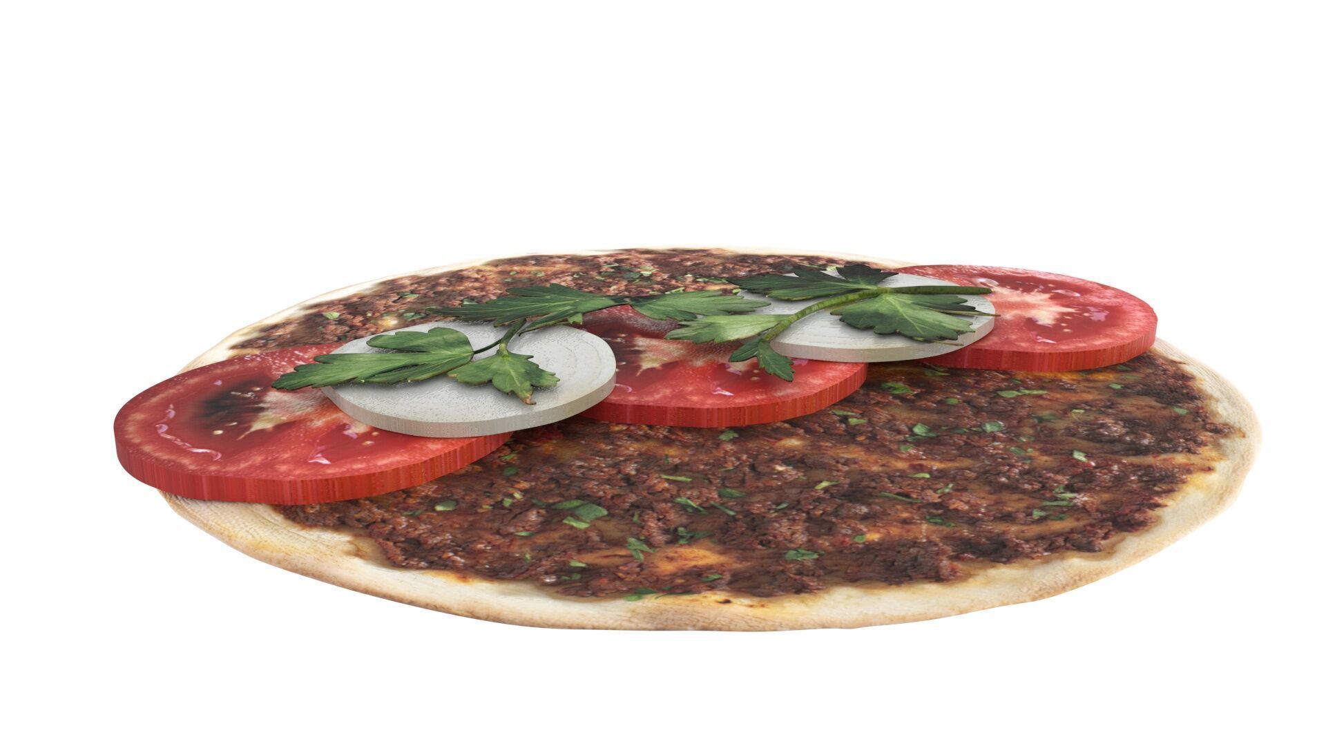 Turkish Lahmacun 3D model_11