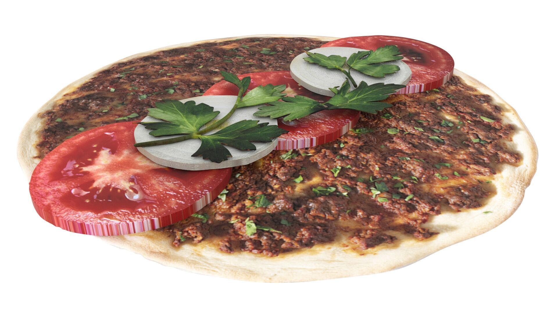 Turkish Lahmacun 3D model_9