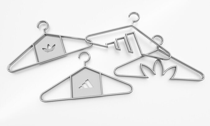 adidas Hanger Free 3D model