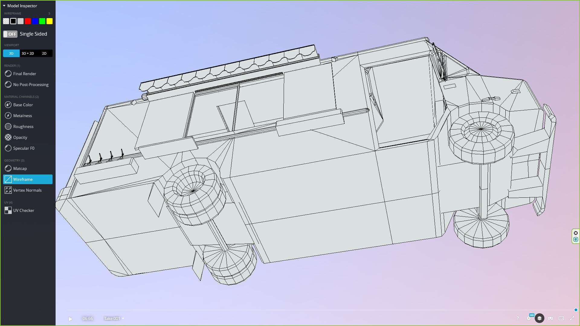 Morgan Olson KFC Nashville Food Truck Low-poly 3D model_9
