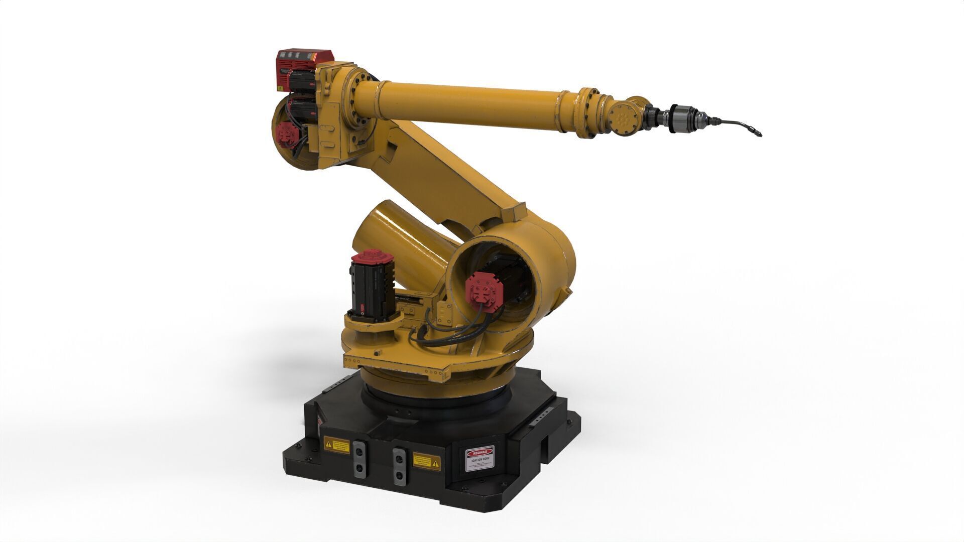 Industrial Robot Arm 3D model_7