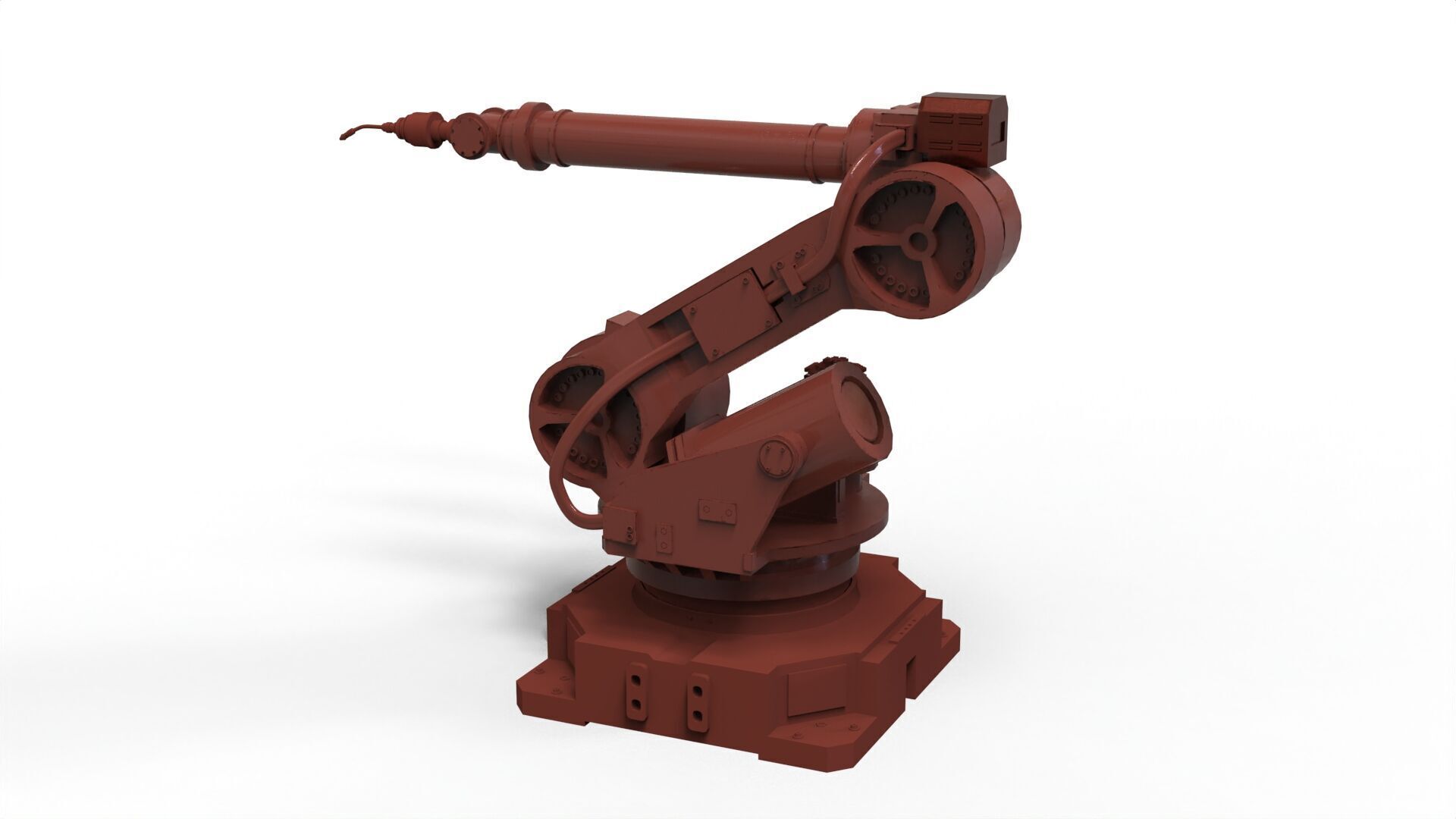 Industrial Robot Arm 3D model_19