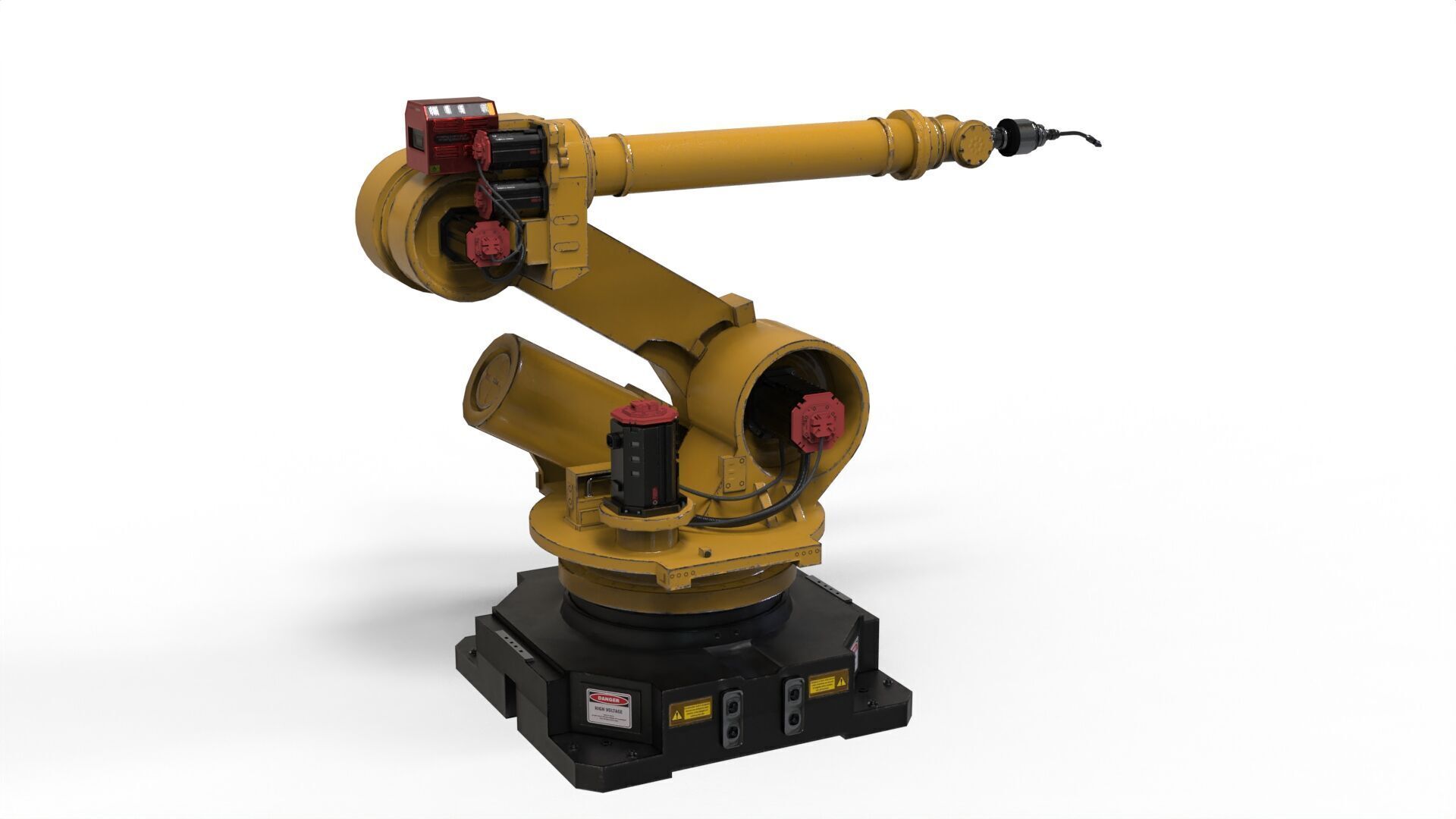 Industrial Robot Arm 3D model_9
