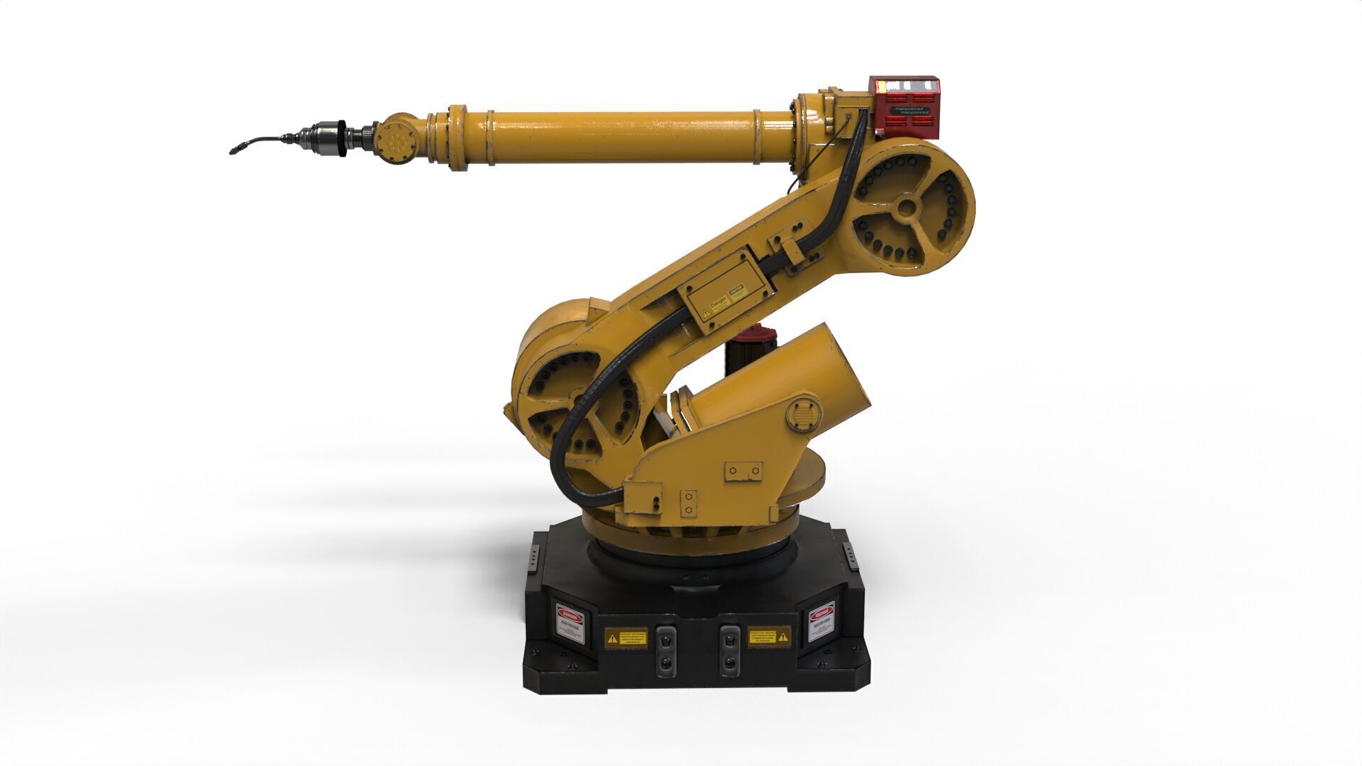 Industrial Robot Arm 3D model_1