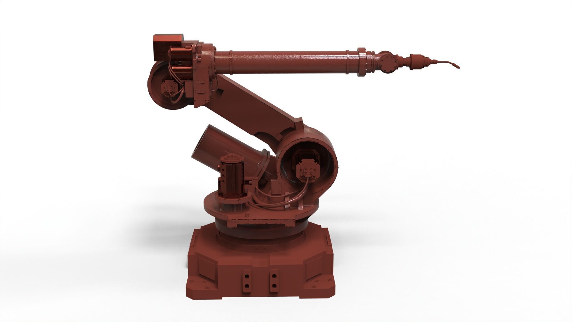 Industrial Robot Arm 3D model_16