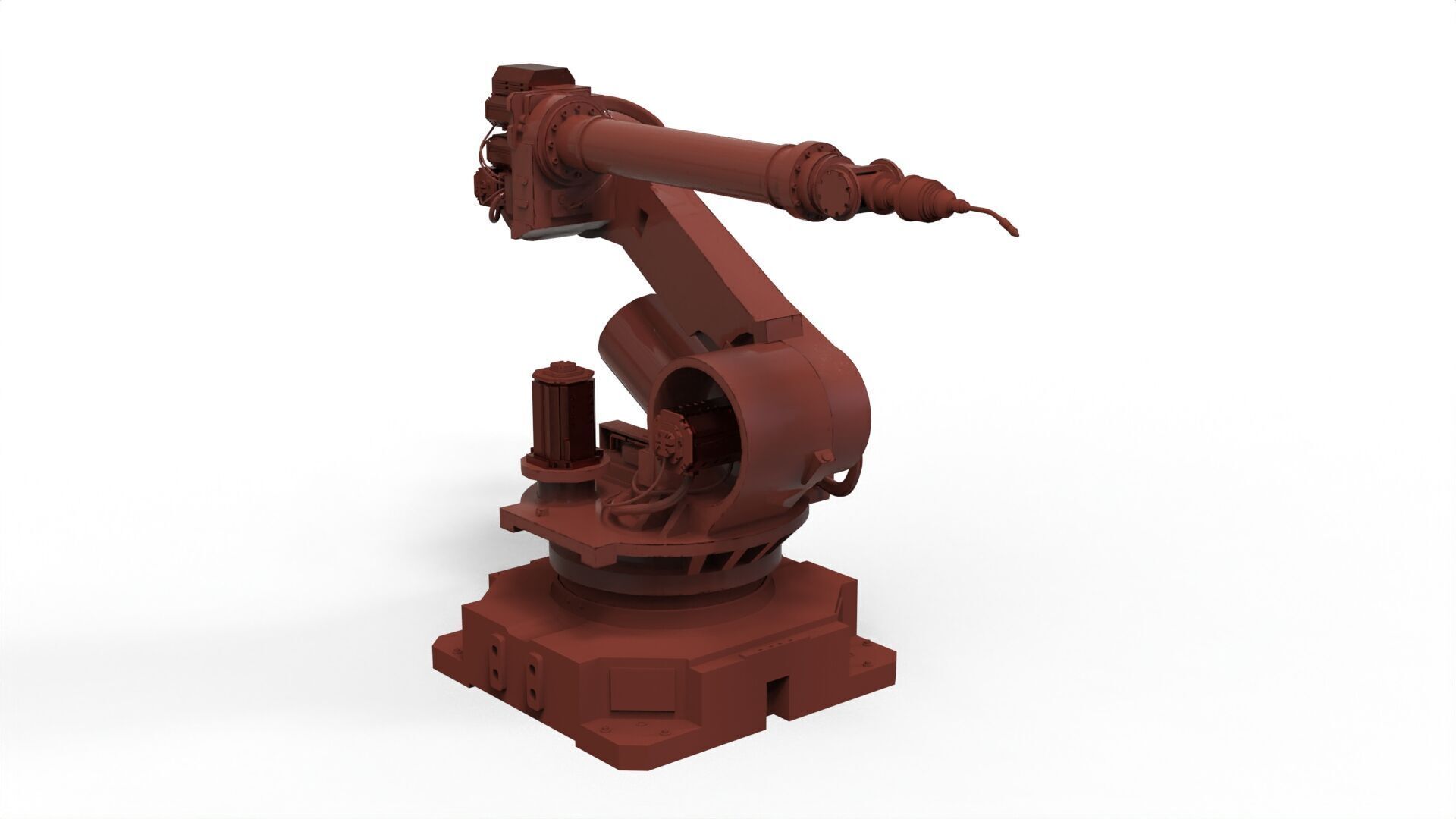 Industrial Robot Arm 3D model_22