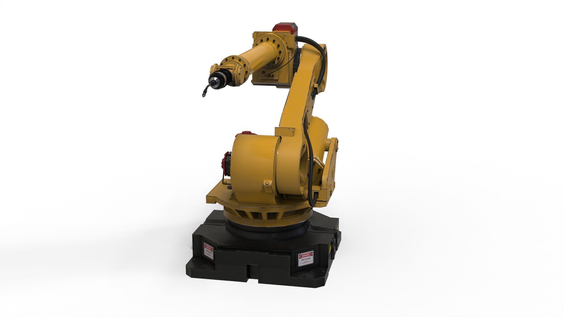 Industrial Robot Arm 3D model_4