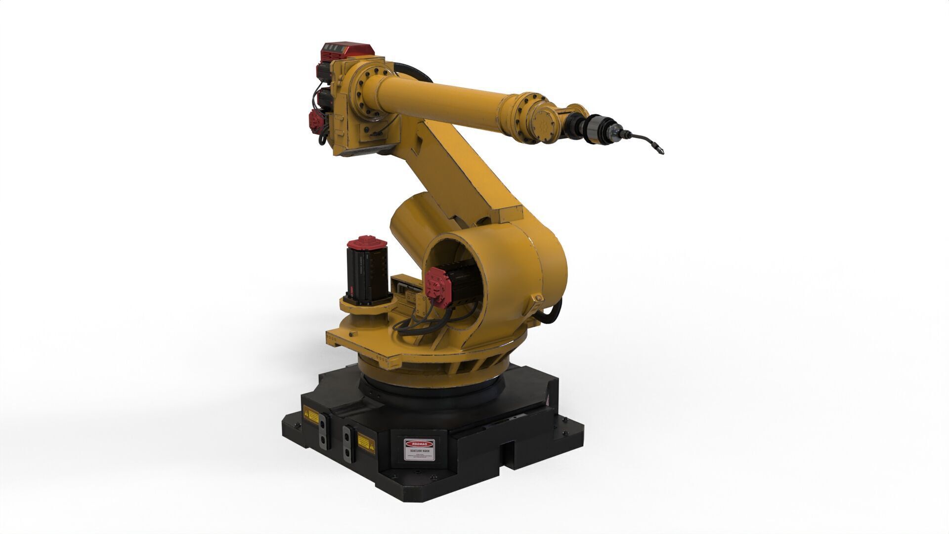 Industrial Robot Arm 3D model_6