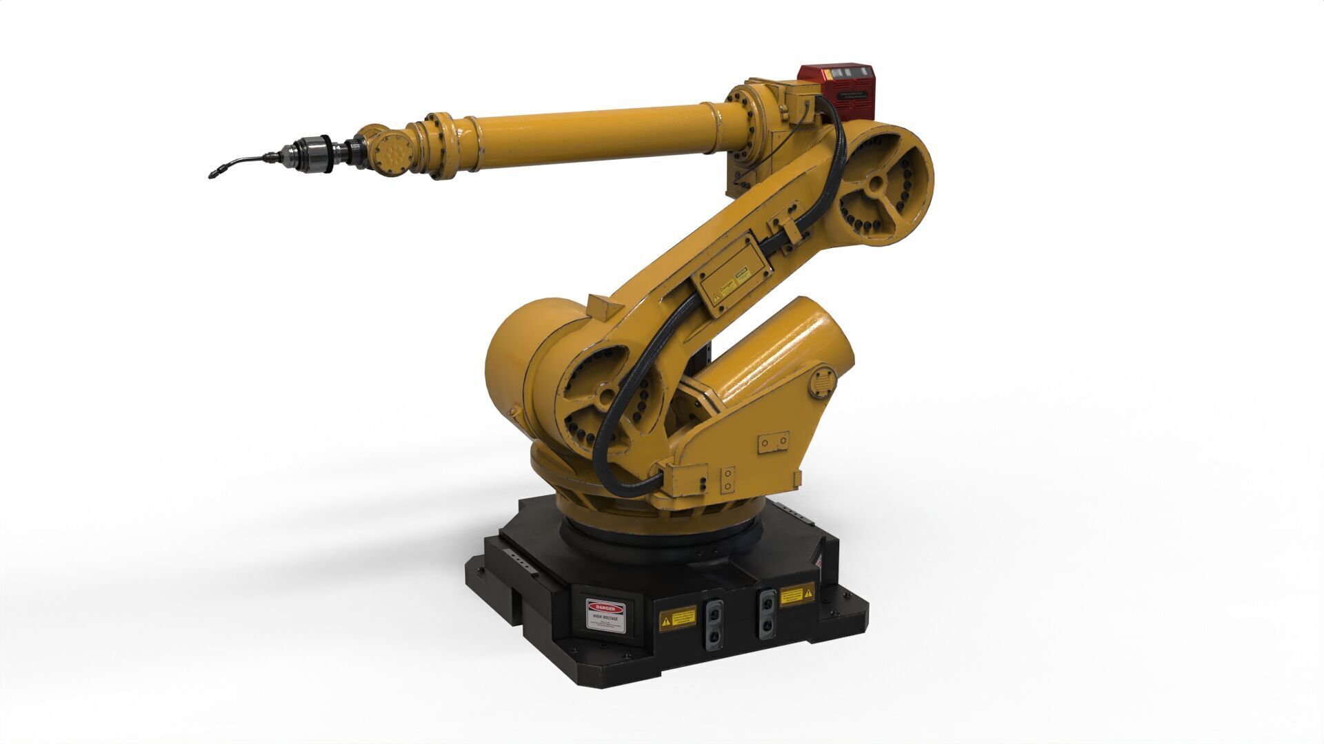 Industrial Robot Arm 3D model_2