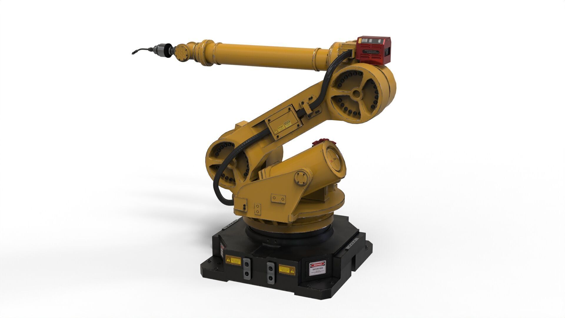 Industrial Robot Arm 3D model_14