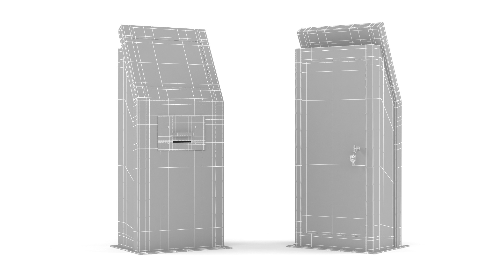 Digital Kiosk 3D model_6