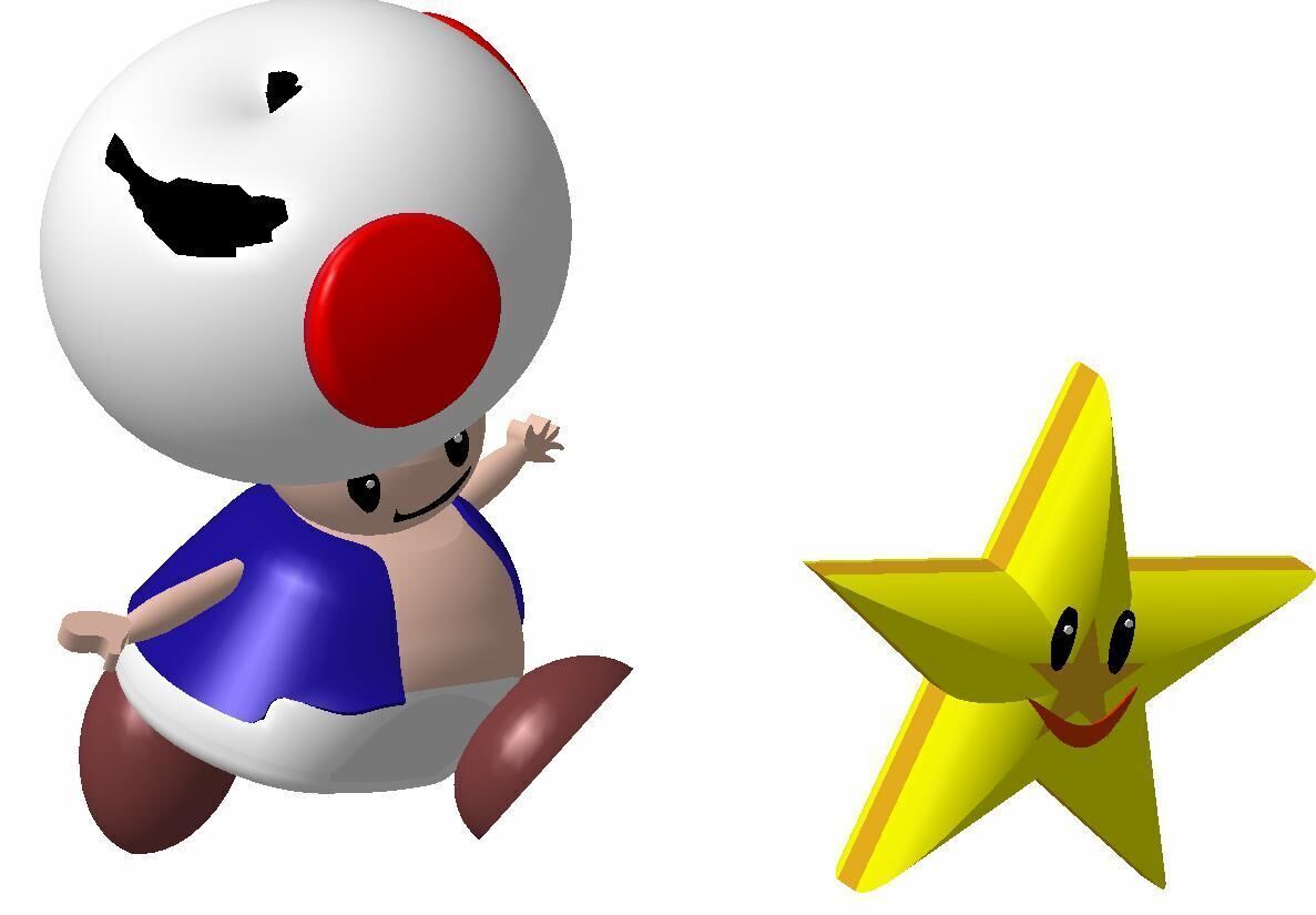 TCS - Criando a arte divertida Pack games Mario 3D print model_1