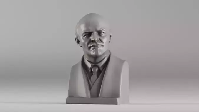 001600 Bust of Lenin Historical Soviet Figure