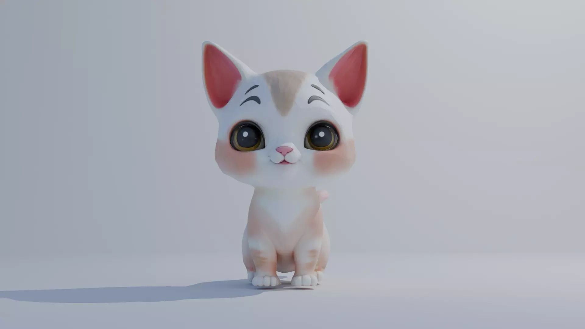 Cute Cat 3D Models 3D model animated | CGTrader