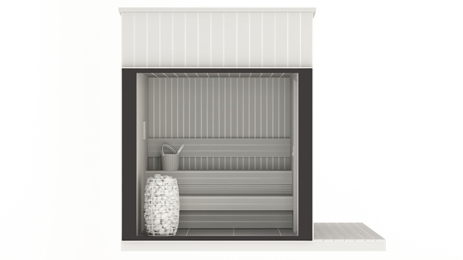 Sauna and Accessories 3D model_11