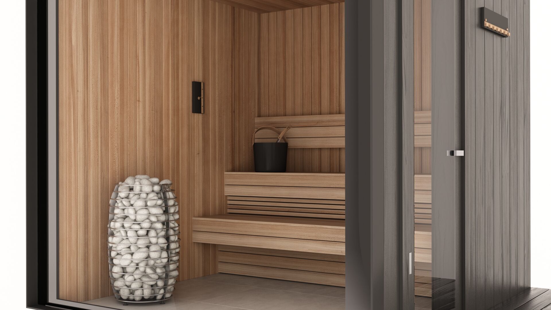 Sauna and Accessories 3D model_5