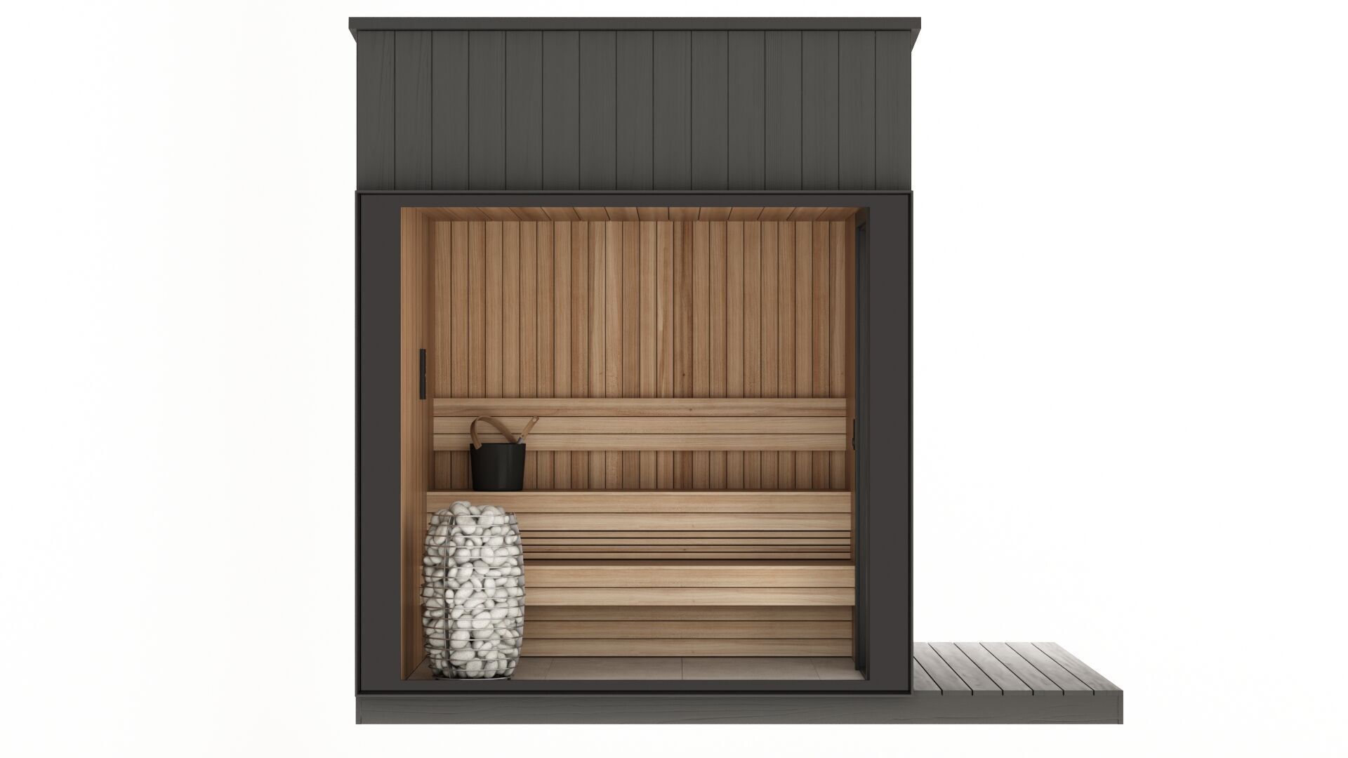 Sauna and Accessories 3D model_1
