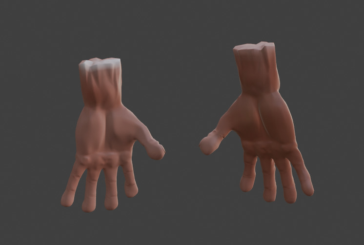 hand models 3D model_1