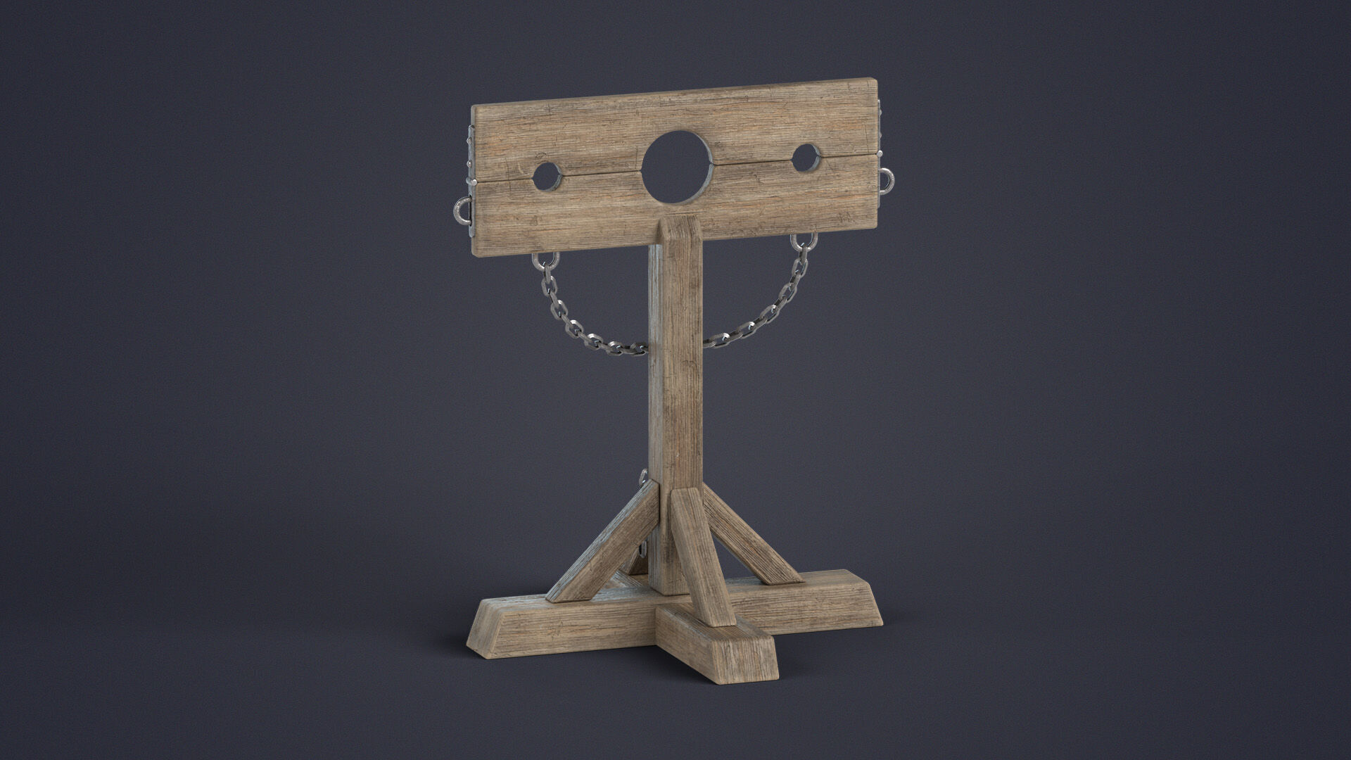 Medieval Torture and Prison Pack Low-poly 3D model_7