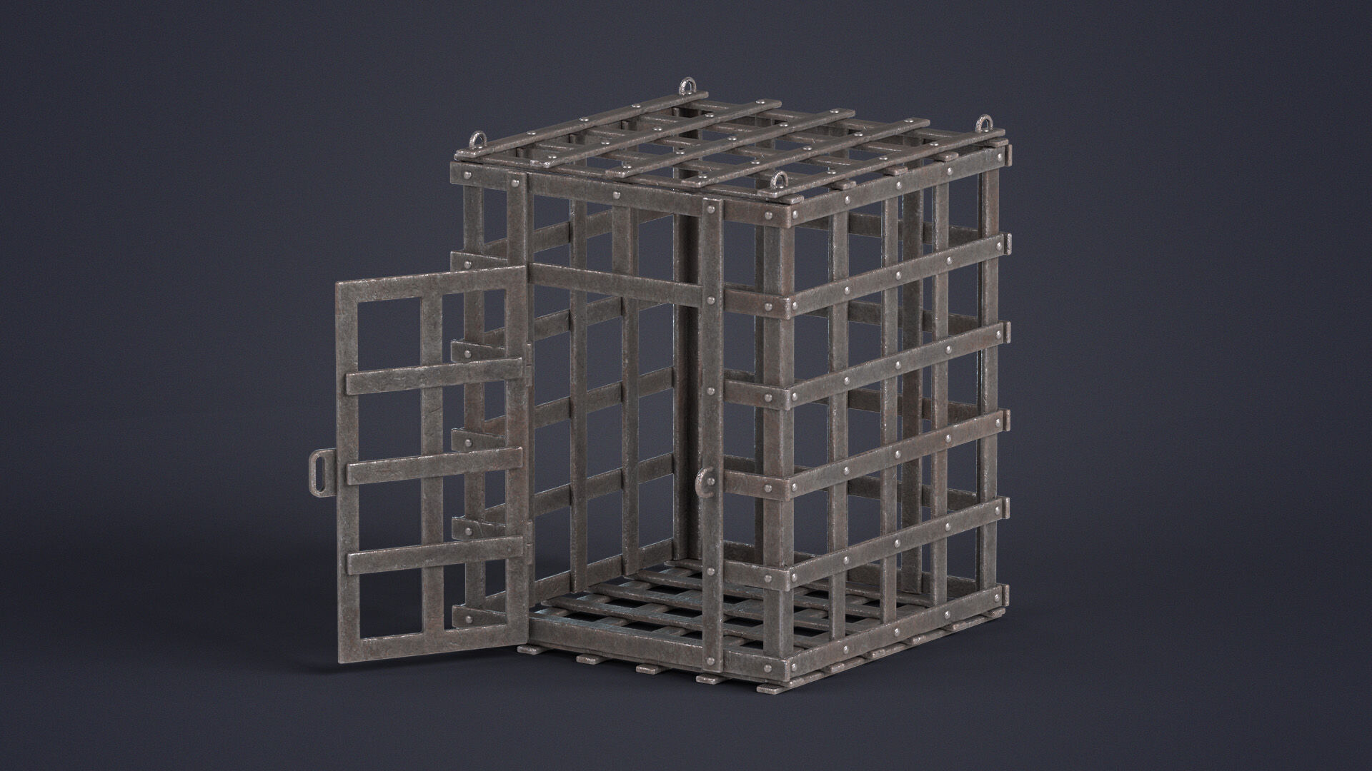 Medieval Torture and Prison Pack Low-poly 3D model_3