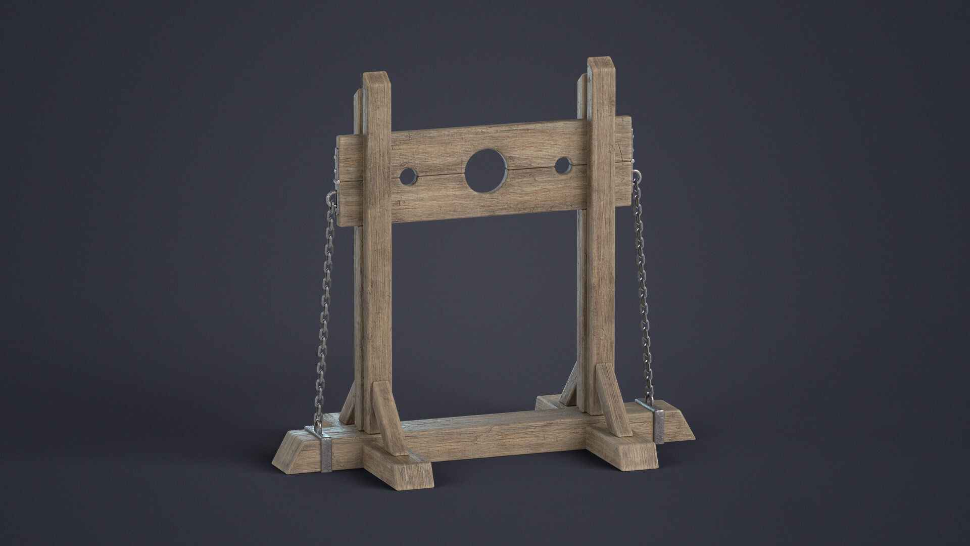 Medieval Torture and Prison Pack Low-poly 3D model_6