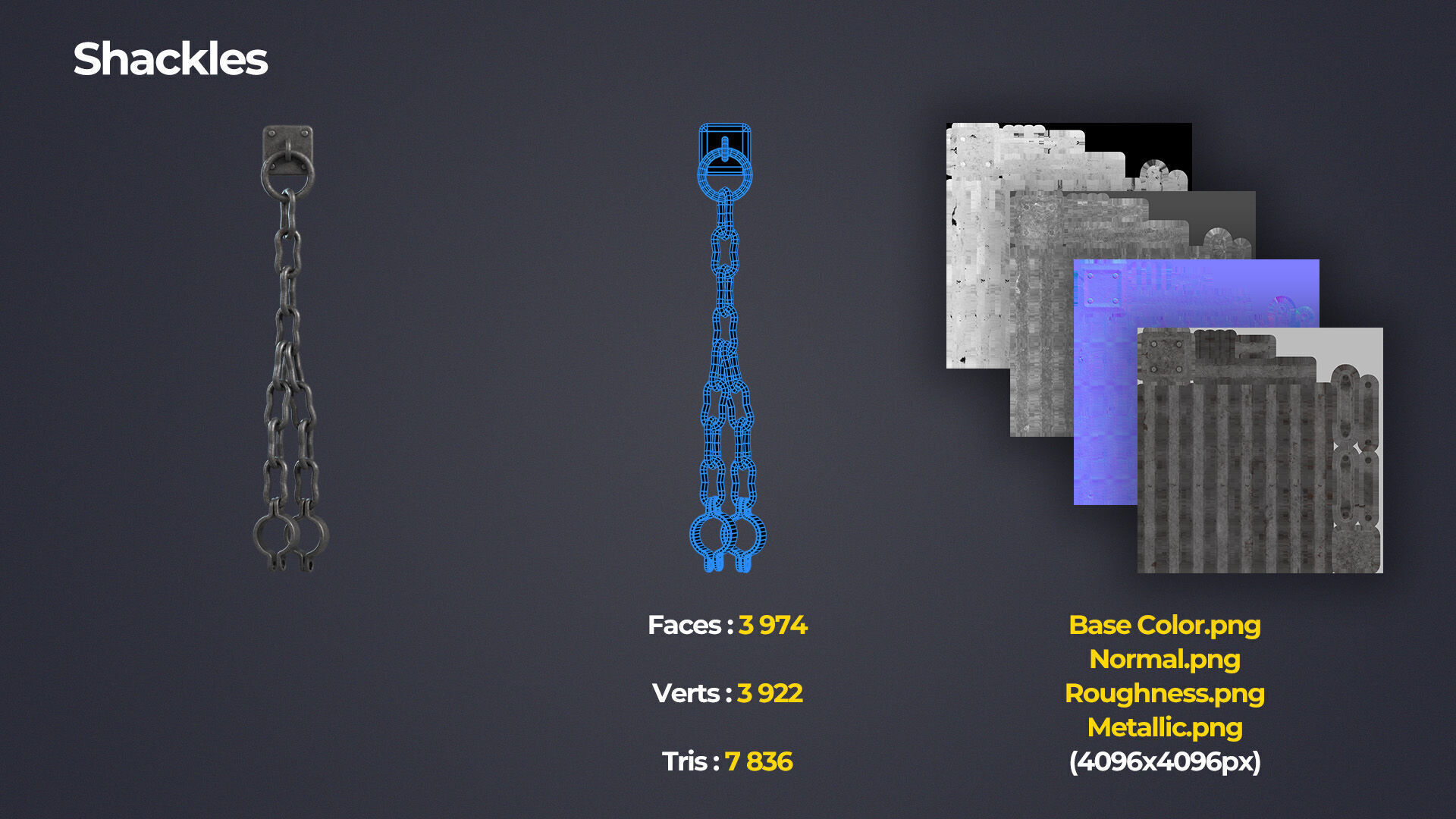 Medieval Torture and Prison Pack Low-poly 3D model_14