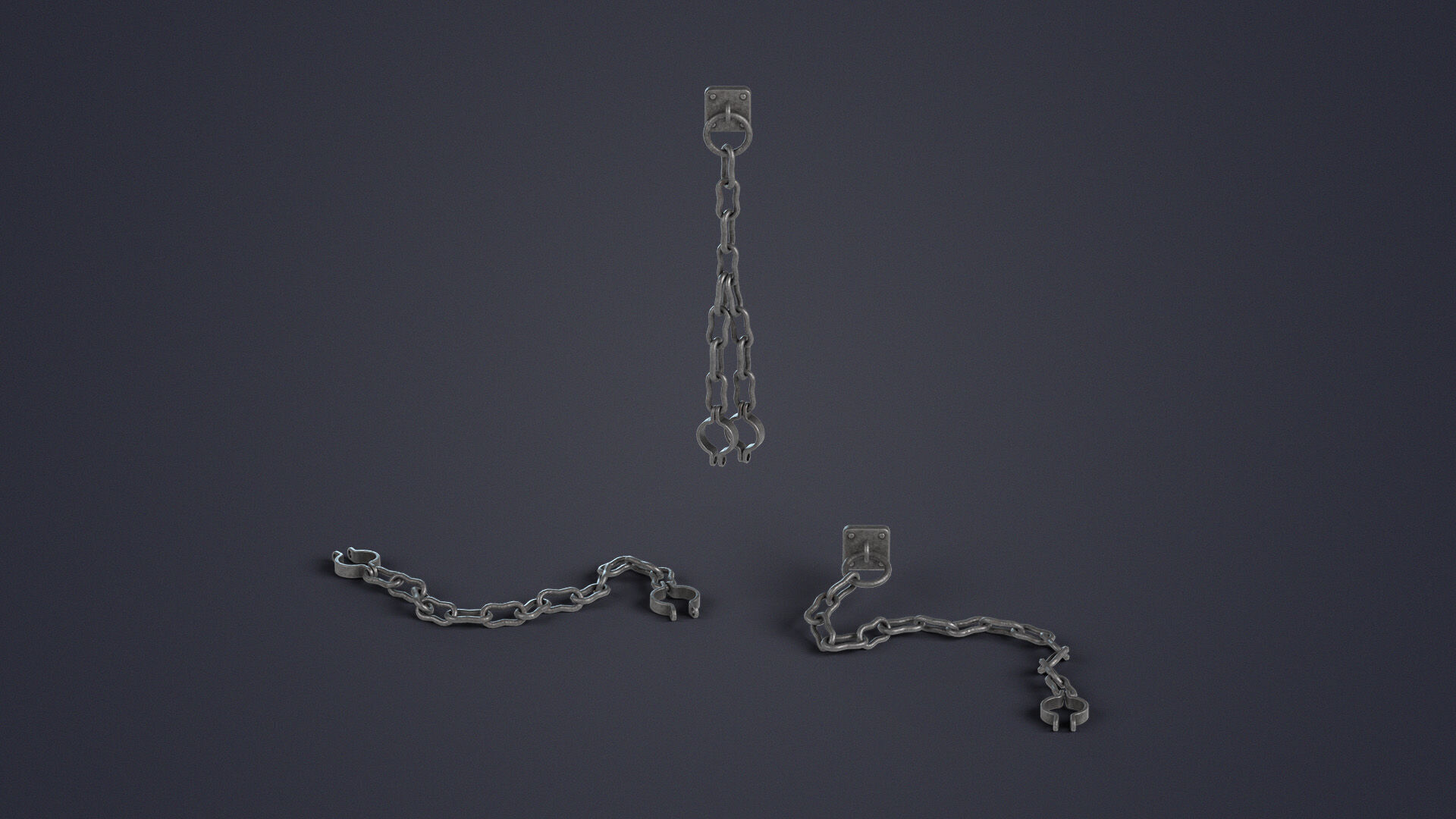 Medieval Torture and Prison Pack Low-poly 3D model_5