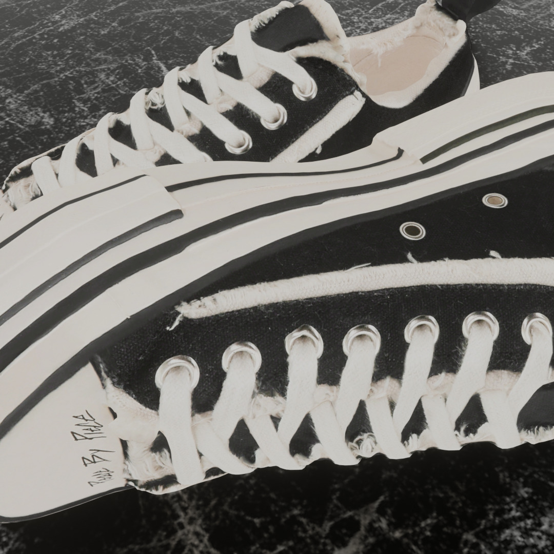 CONVERSE XVESSEL GOP 3D SHOES Low-poly 3D model_13