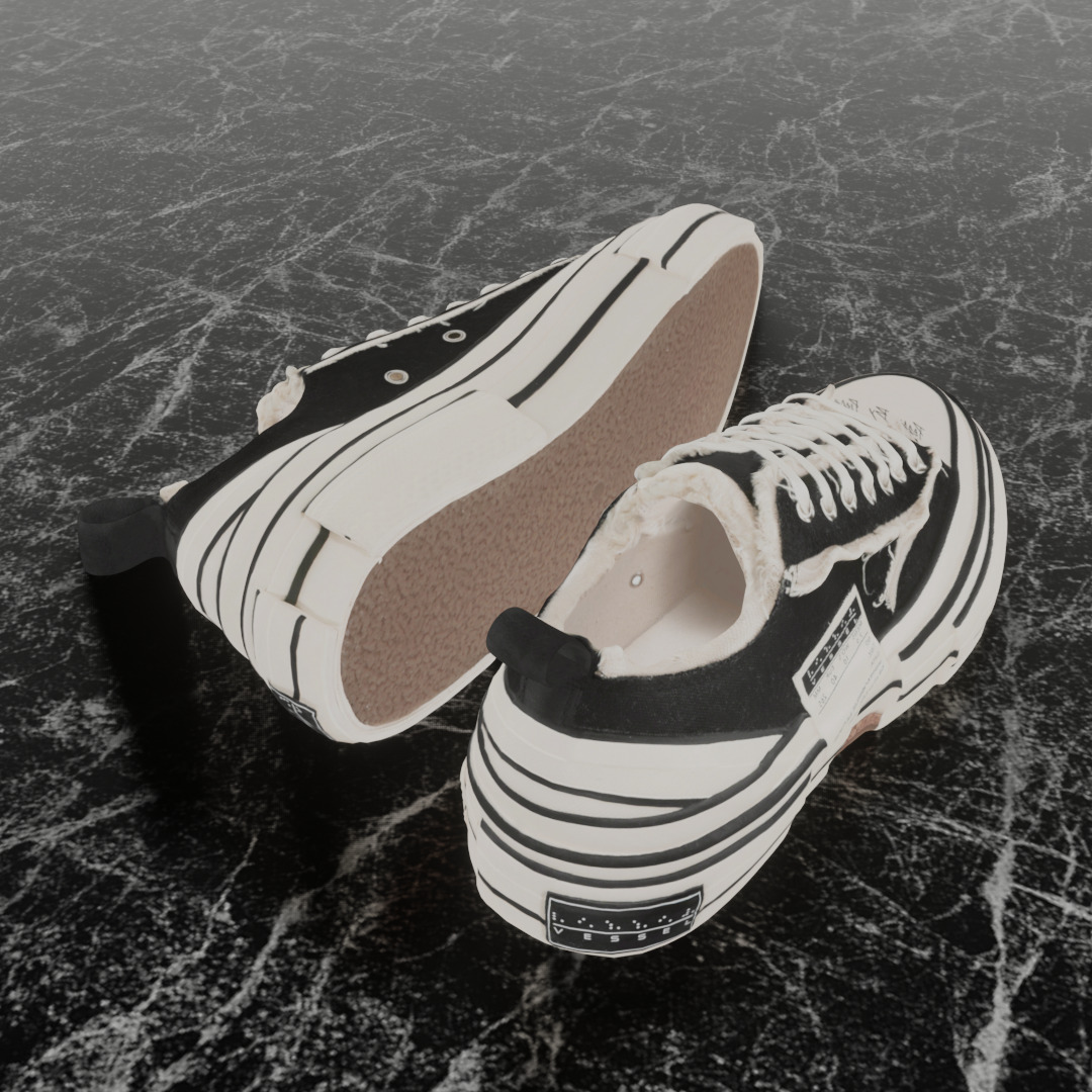 CONVERSE XVESSEL GOP 3D SHOES Low-poly 3D model_5
