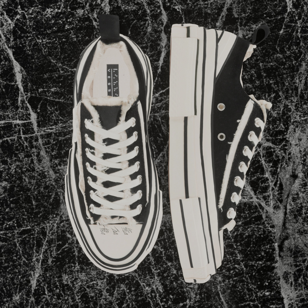 CONVERSE XVESSEL GOP 3D SHOES Low-poly 3D model_2