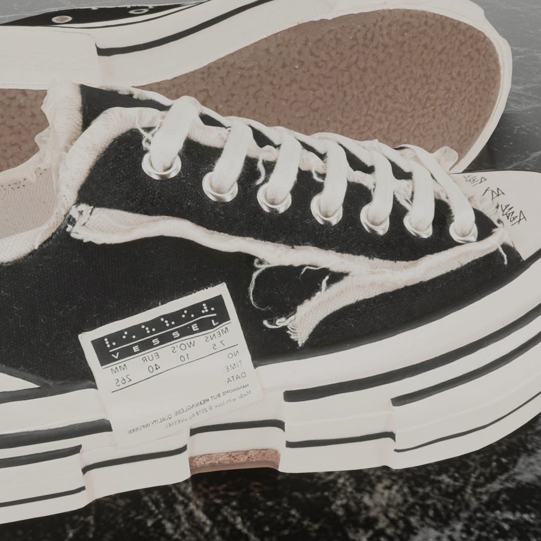 CONVERSE XVESSEL GOP 3D SHOES Low-poly 3D model_10