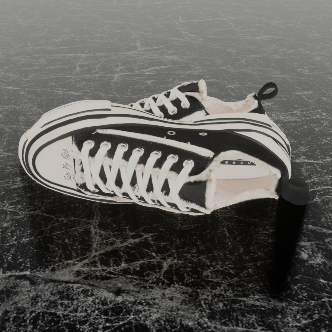 CONVERSE XVESSEL GOP 3D SHOES Low-poly 3D model_7