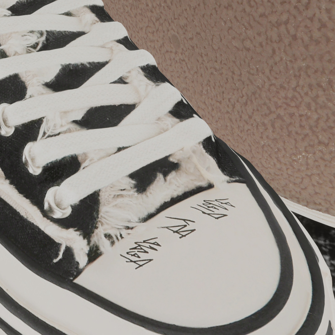 CONVERSE XVESSEL GOP 3D SHOES Low-poly 3D model_11