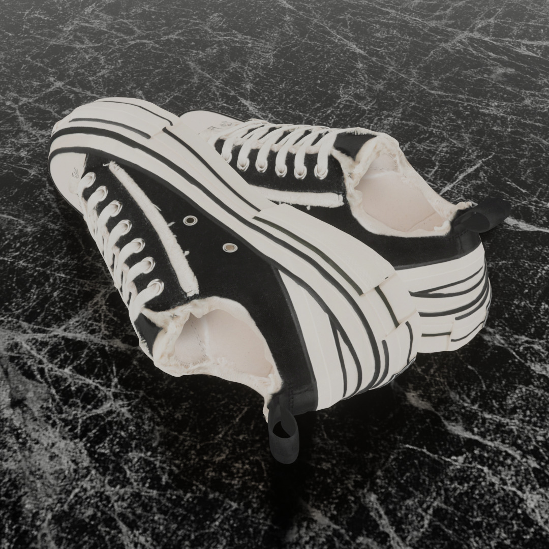 CONVERSE XVESSEL GOP 3D SHOES Low-poly 3D model_6