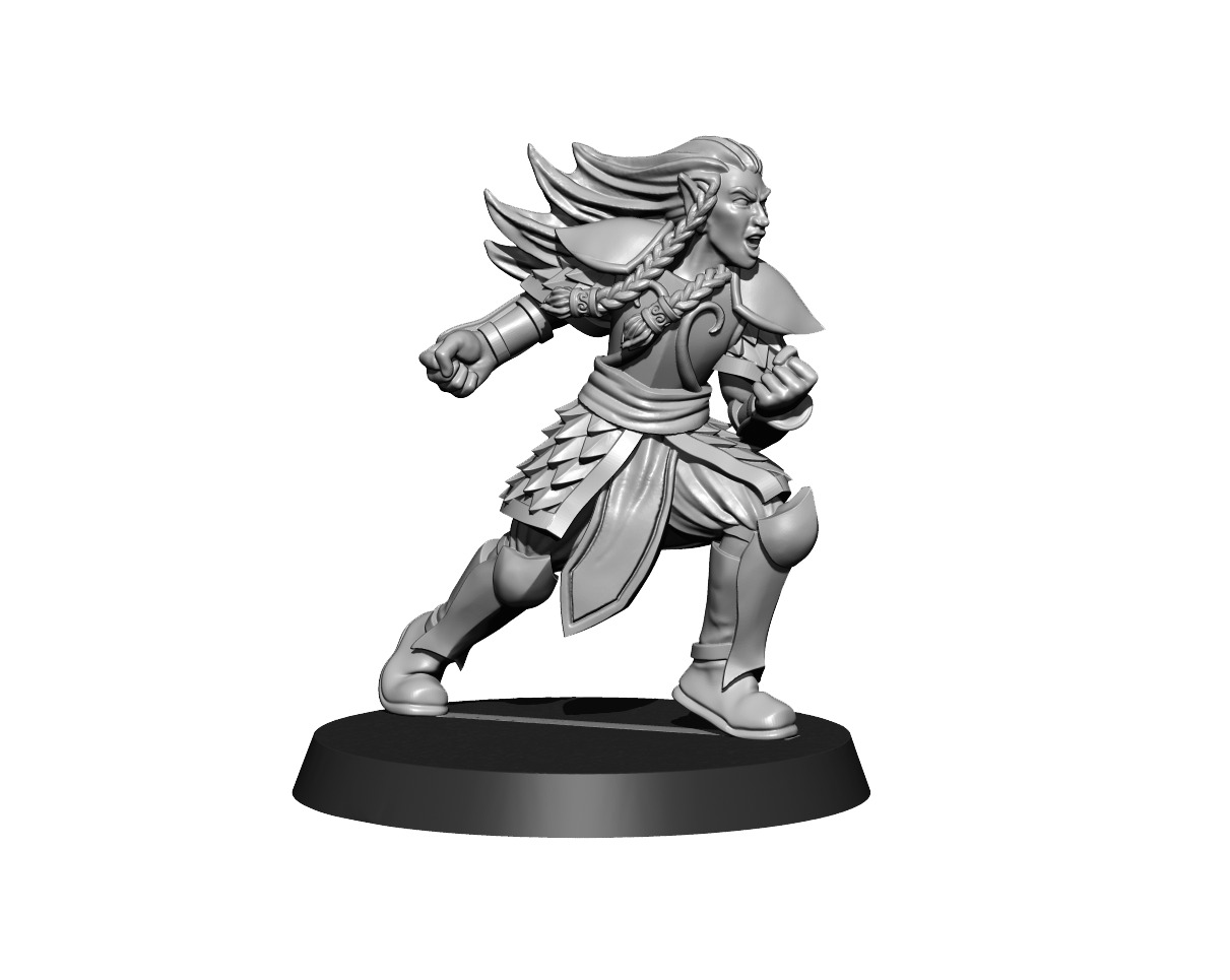 Elf team - elves 3D print model_4