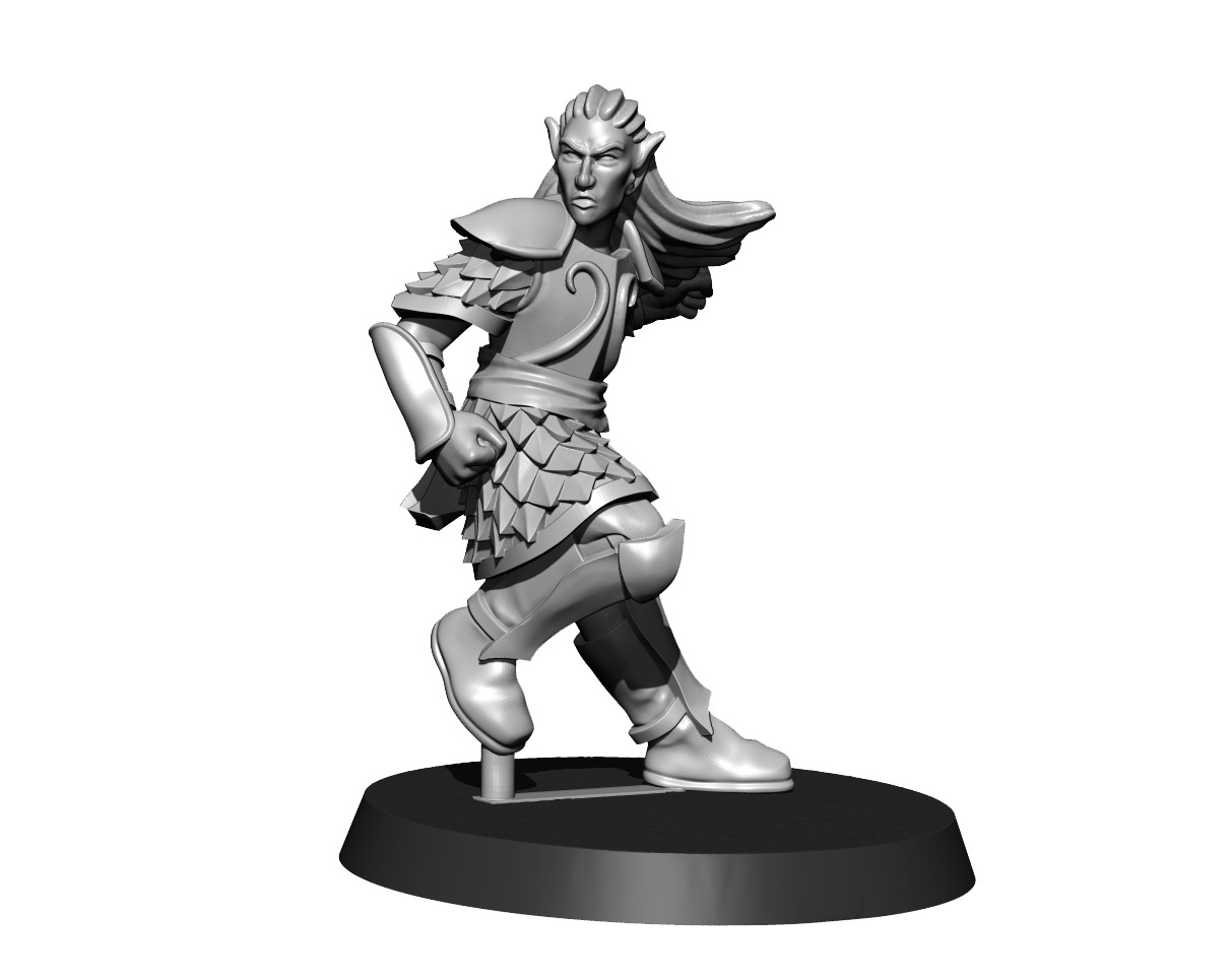 Elf team - elves 3D print model_5