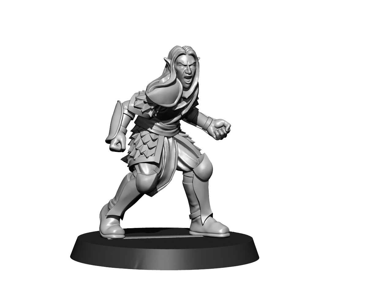 Elf team - elves 3D print model_6