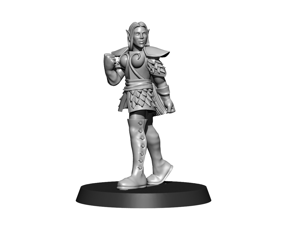 Elf team - elves 3D print model_3