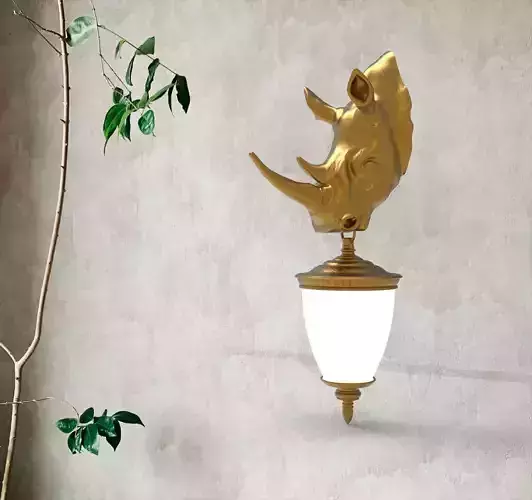 Rhino Wall Lamp