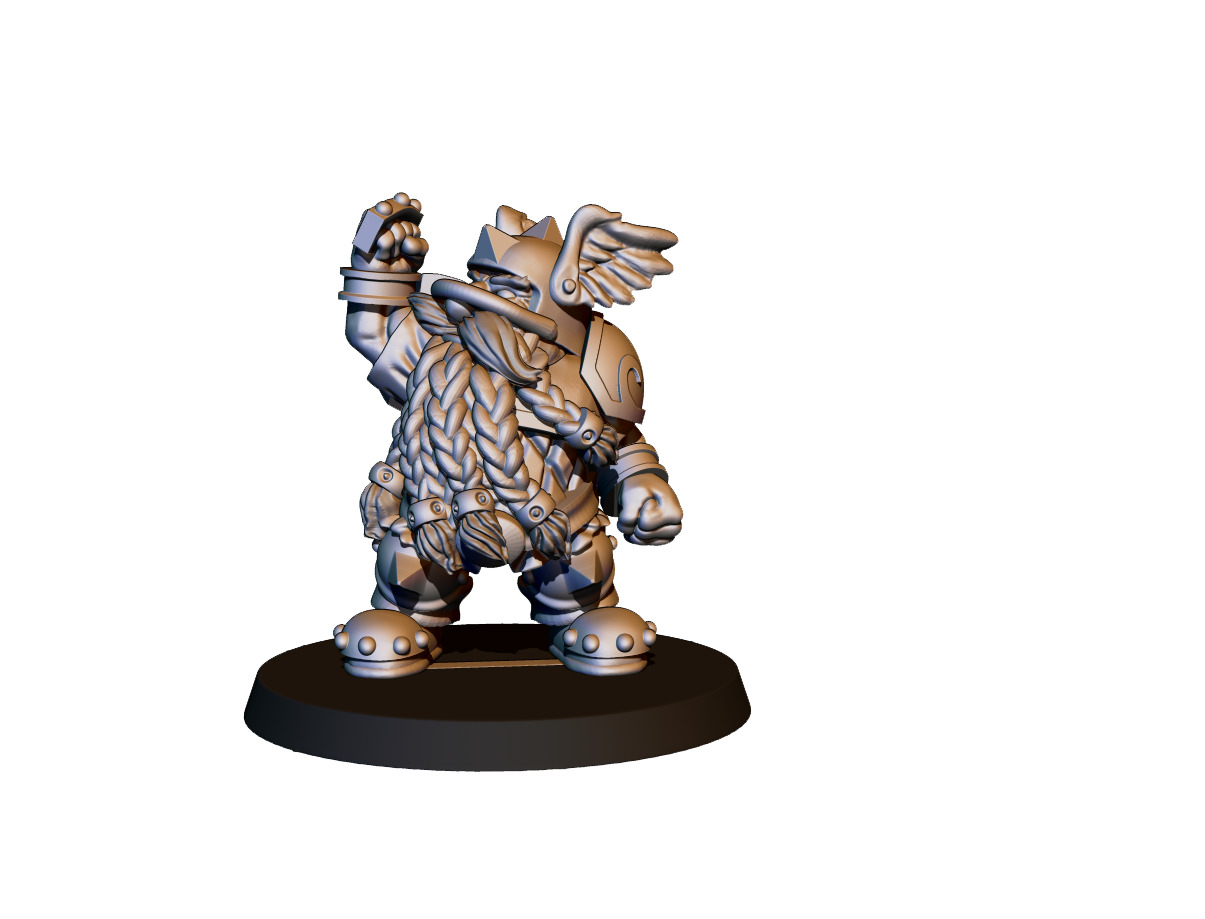 Dwarf Team 3D print model_1