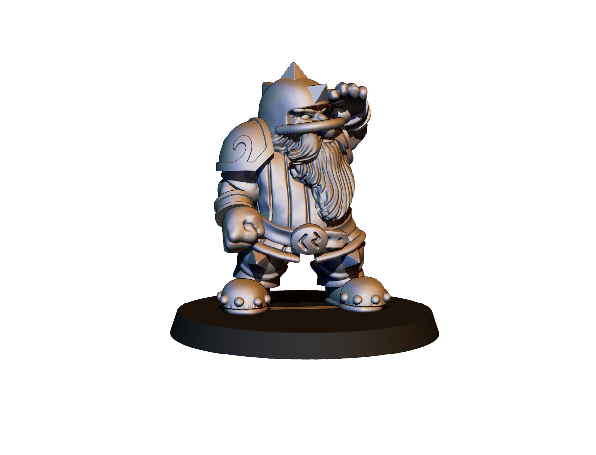 Dwarf Team 3D print model_13