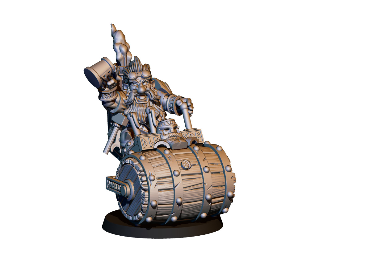 Dwarf Team 3D print model_16