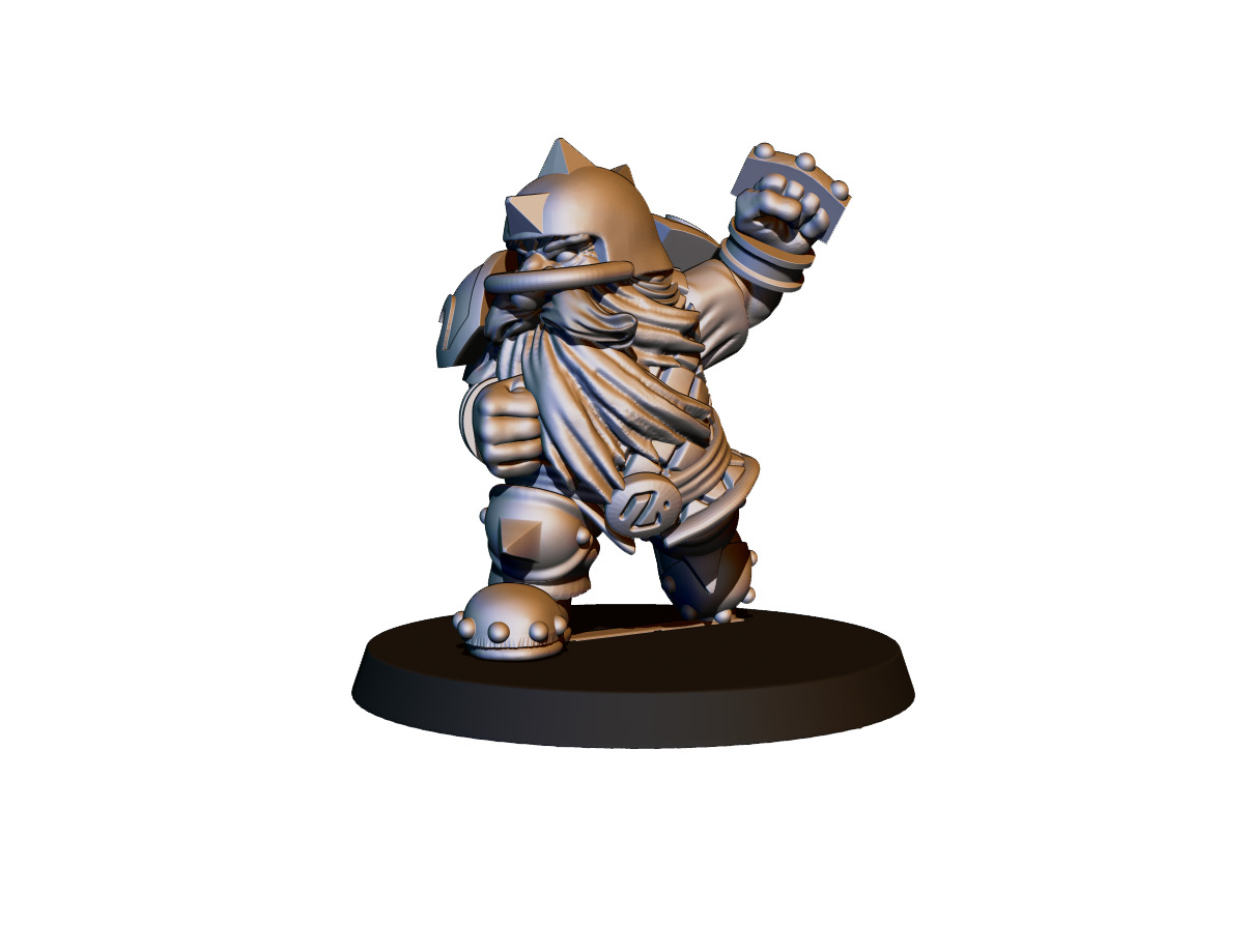 Dwarf Team 3D print model_11