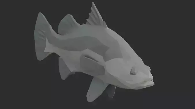 Low Poly Barramundi