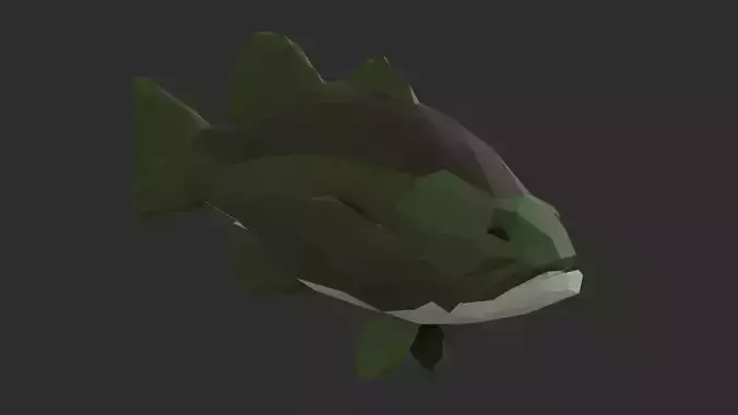 Low Poly Largemouth Bass